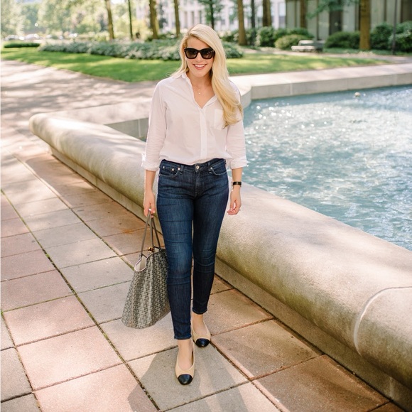 Agolde Sophie Mid Rise Skinny Jeans Cabana Dark Wash Style #A018-1256 Size 32 - Picture 3 of 12